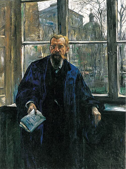 Porträt Prof. Dr. Eduard Meyer als Dekan, , Lovis Corinth