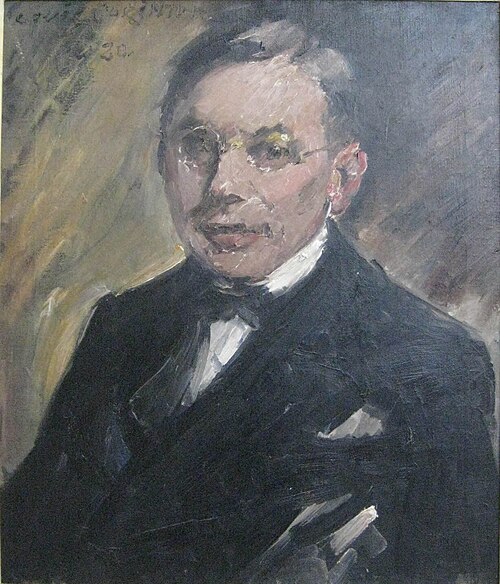 Portrait Ernst Oppler, 1920, Lovis Corinth