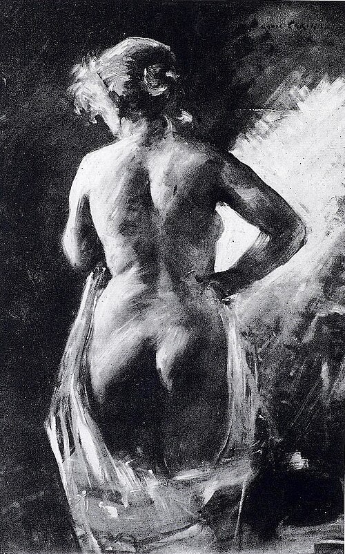 Weiblicher Rückenakt, 1903, Lovis Corinth