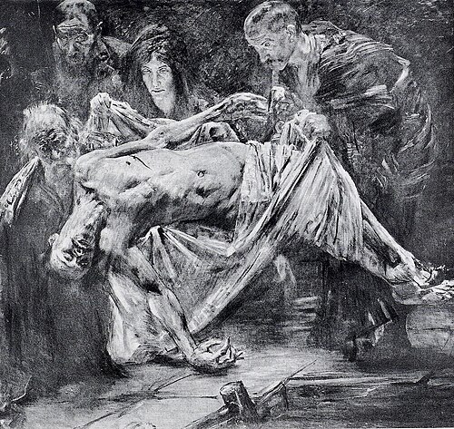 Grablegung, 1904, Lovis Corinth