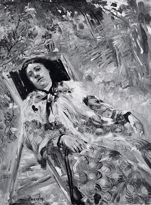 Im Liegestuhl, 1904, Lovis Corinth