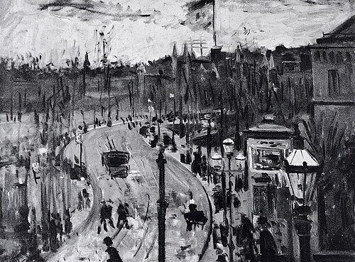 Steindammer Tor in Königsberg, 1904, Lovis Corinth