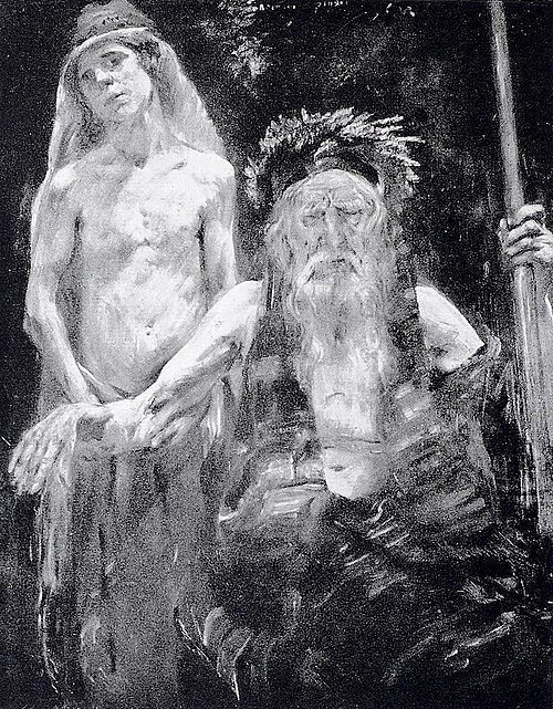 Der blinde Prophet, 1904, Lovis Corinth