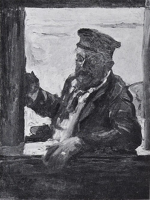Porträt Max Slevogt, 1908, Lovis Corinth