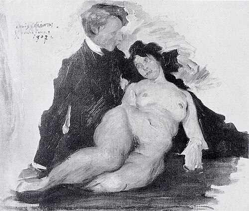 Liebespaar, 1907, Lovis Corinth