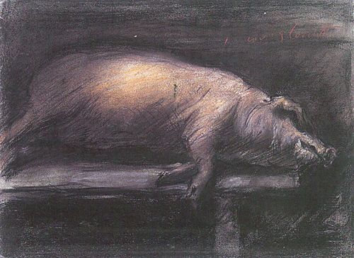 Carcasse de porc, 1906, Lovis Corinth
