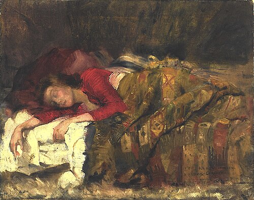 Jeune Femme endormie, 1902, Lovis Corinth