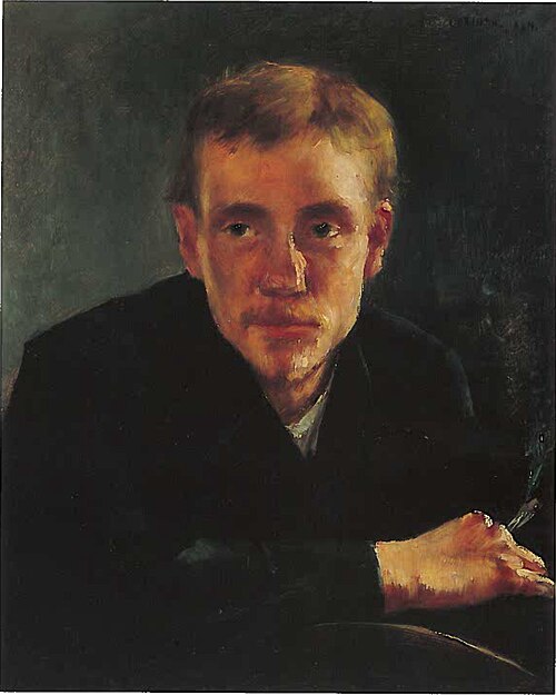Portrait of the Painter Paul Eugène Gorge, 1884, Lovis Corinth
