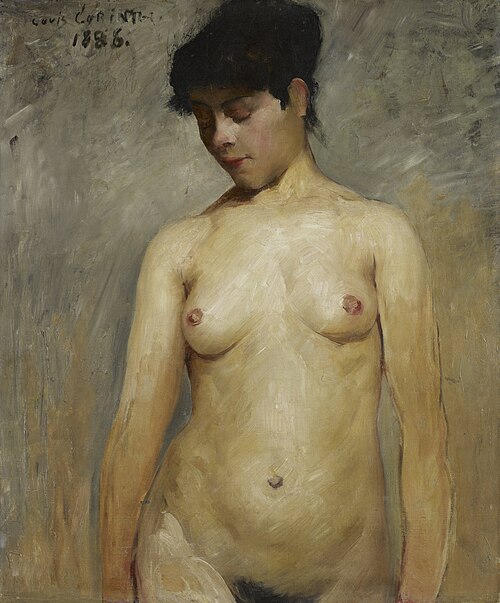 Nude Girl, 1886, Lovis Corinth