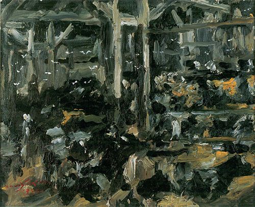 Cowshed, 1922, Lovis Corinth