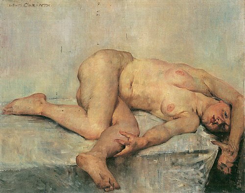 Reclining nude, 1907, Lovis Corinth