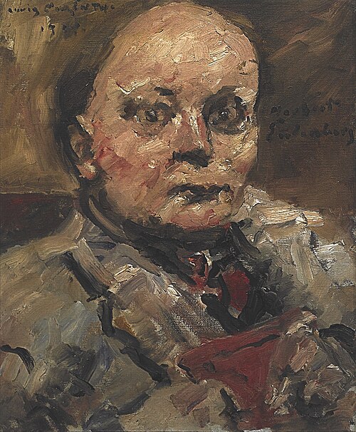 Porträt des Dichters Herbert Eulenberg, 1924, Lovis Corinth