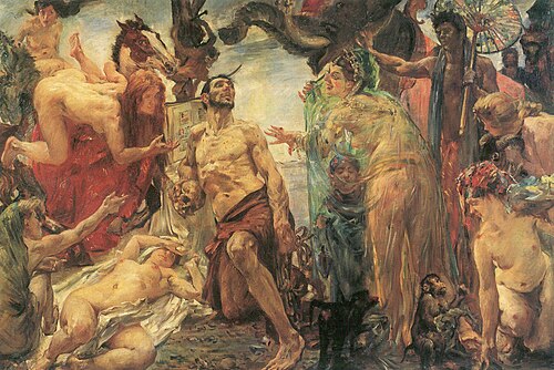The Temptation of St Anthony after Gustave Flaubert, 1908, Lovis Corinth