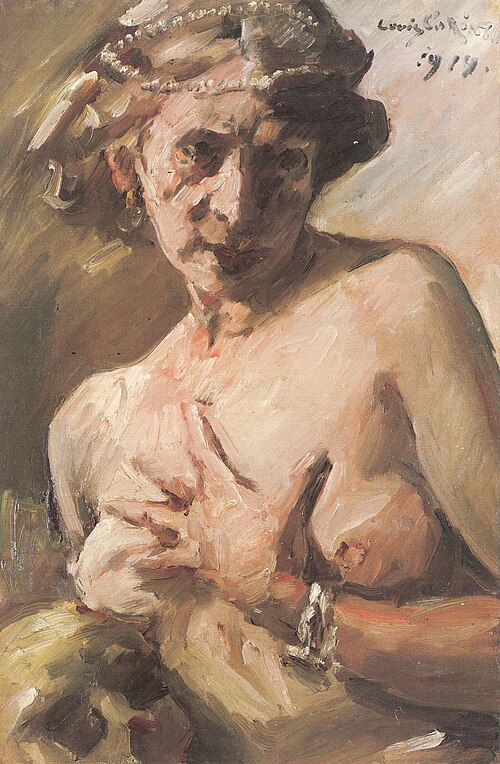 Magdalen with Pearls in her Hair, 1919, Lovis Corinth