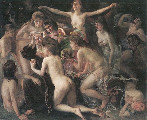Temptation of St. Antony, 1897, Lovis Corinth