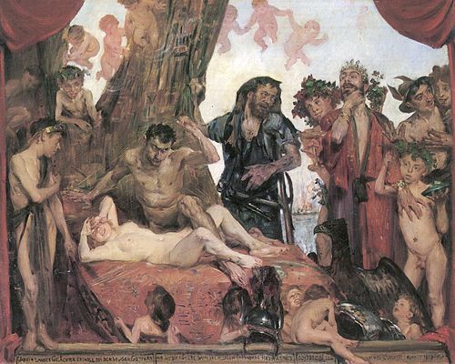 The Homeric laughter, 1909, Lovis Corinth
