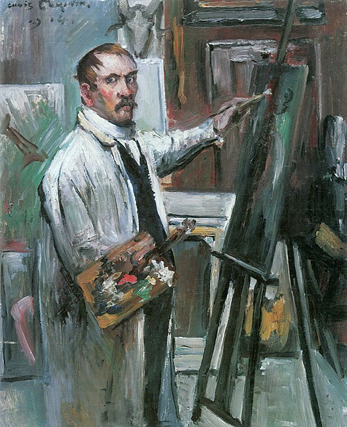 Self-portrait in the atelier, 1914, Lovis Corinth