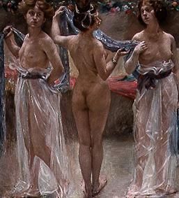 Three graces, 1904, Lovis Corinth