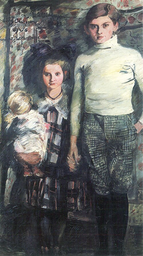 Thomas and Wilhelmine - The Artist's Children, 1916, Lovis Corinth