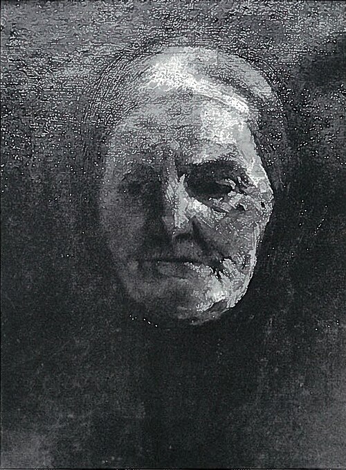 Porträt der Tante in Moterau, 1880, Lovis Corinth