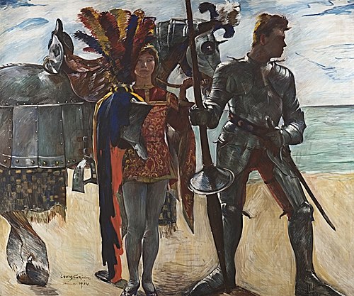 Ruggiero and His Page, 1914, Lovis Corinth