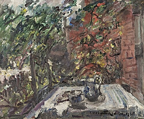 Vesper auf dem Balkon, 1925, Lovis Corinth