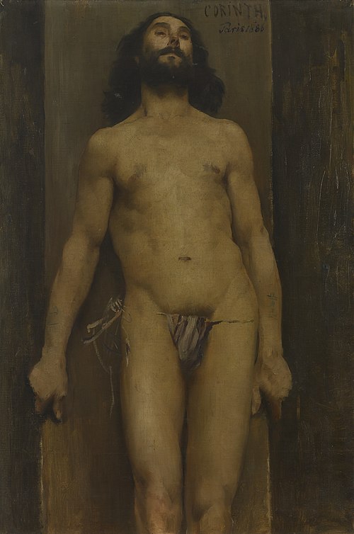 Male Nude, 1886, Lovis Corinth