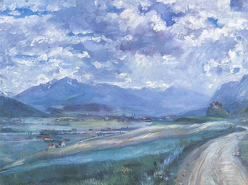 Inntal-Landschaft, 1910, Lovis Corinth