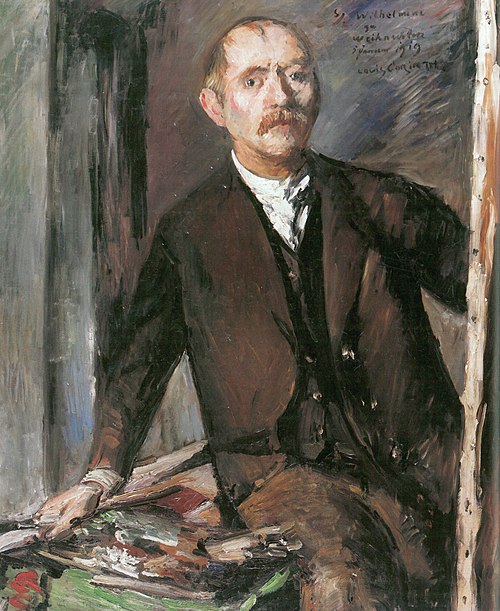 Self-Portrait on the Easel, 1919, Lovis Corinth