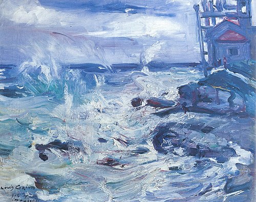 Storm off Cape Ampeglio, 1912, Lovis Corinth