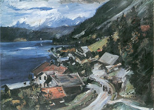 Walchensee, Serpentine, 1920, Lovis Corinth