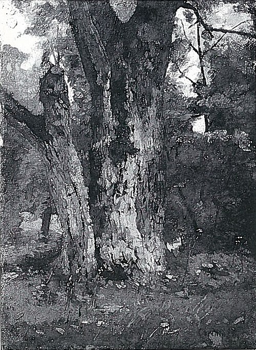 Aweiderpark in Königsberg, 1879, Lovis Corinth
