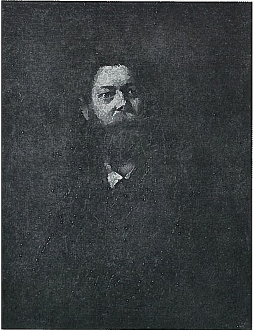 Portrait des the Artist Albertus Wirth, 1884, Lovis Corinth