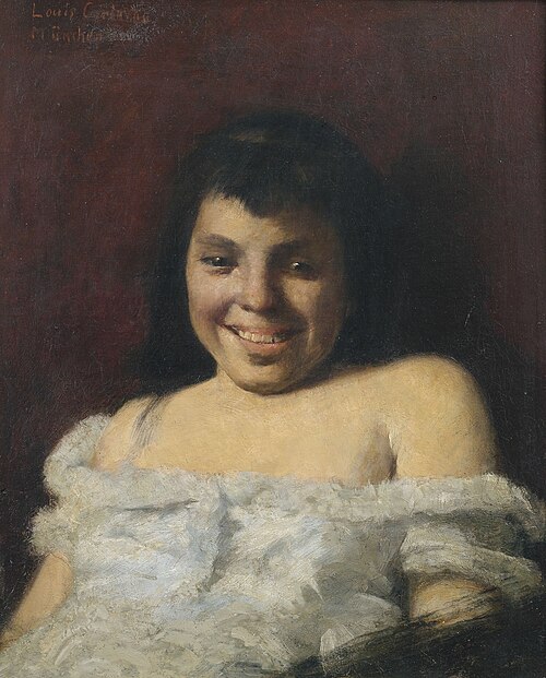 Laughing Girl, 1883, Lovis Corinth