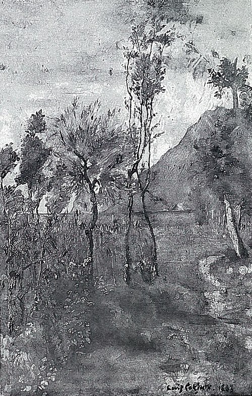 Am Gardasee, 1883, Lovis Corinth