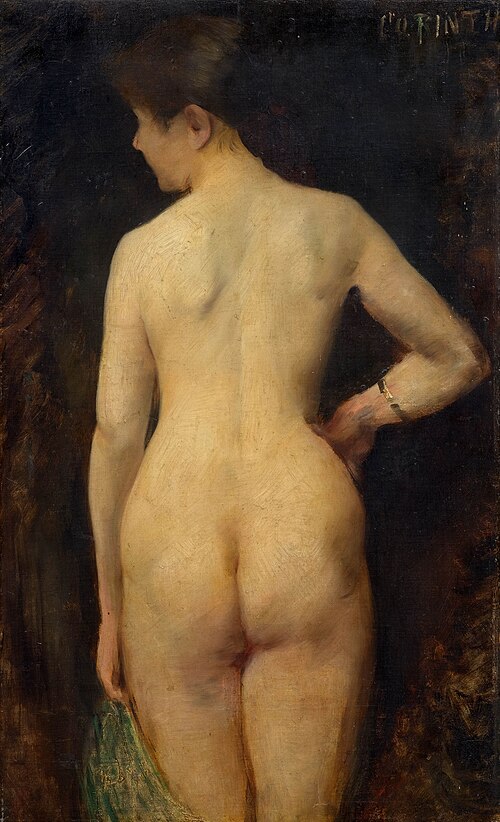 Female Nude, 1885, Lovis Corinth