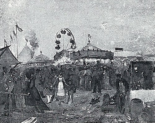 Oktoberwiese in München, 1883, Lovis Corinth