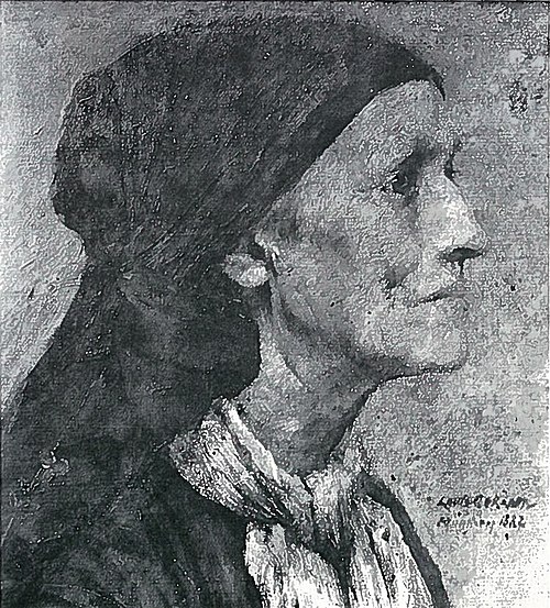 Alte Frau, 1885, Lovis Corinth