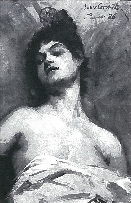 Parisian with a high comb, 1886, Lovis Corinth
