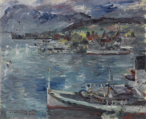 Luzerner See am Vormittag, 1924, Lovis Corinth