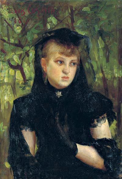Porträt Frau Behn, 1886, Lovis Corinth