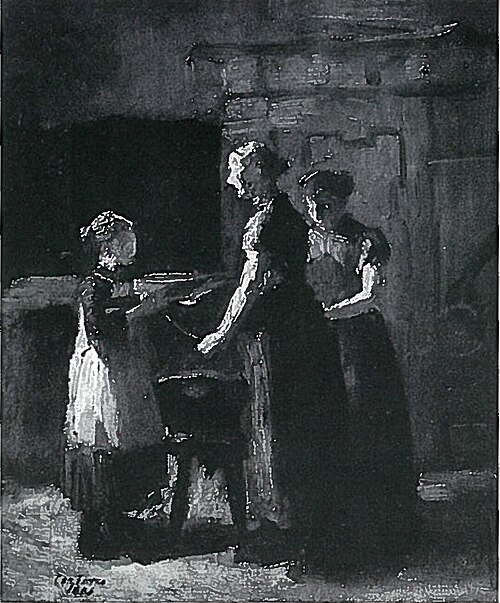 Im Fischerhaus (Studie), 1886, Lovis Corinth