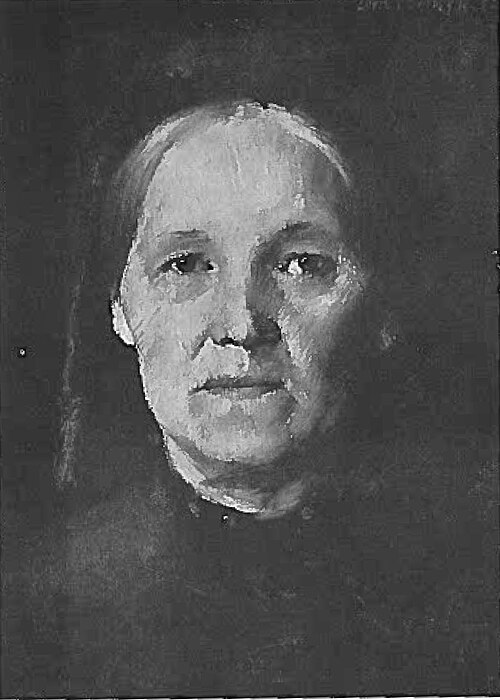 Porträt Frau Schwartz, 1887, Lovis Corinth
