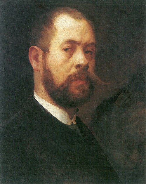 Self Portrait, 1887, Lovis Corinth
