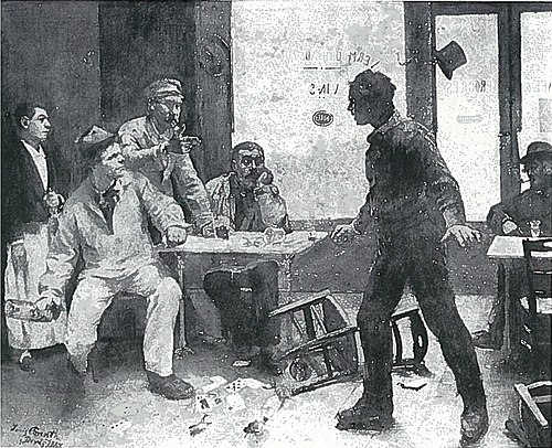 Falschspieler, 1887, Lovis Corinth