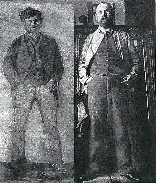 Porträt eines jungen Mannes, 1888, Lovis Corinth
