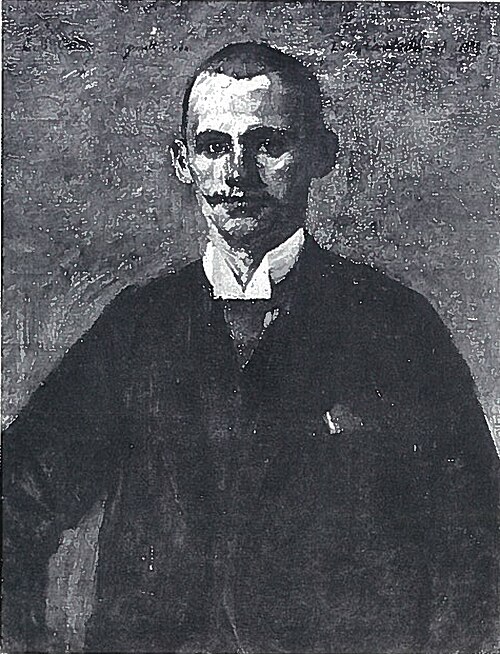 Porträt C. Becker, 1889, Lovis Corinth