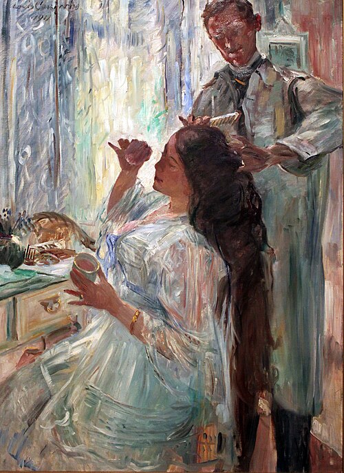 Charlotte Corinth at her Dressing Table, 1911, Lovis Corinth