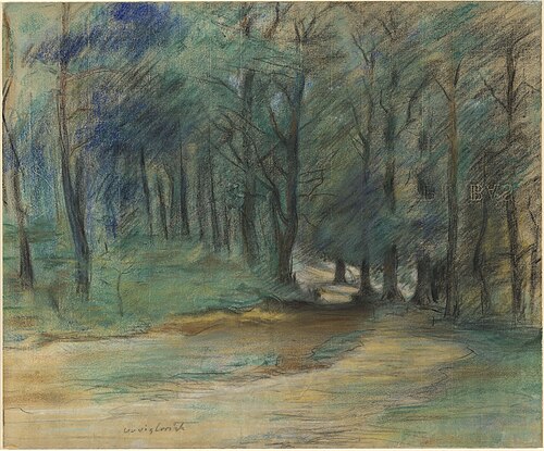 Woodland Path, 1890, Lovis Corinth