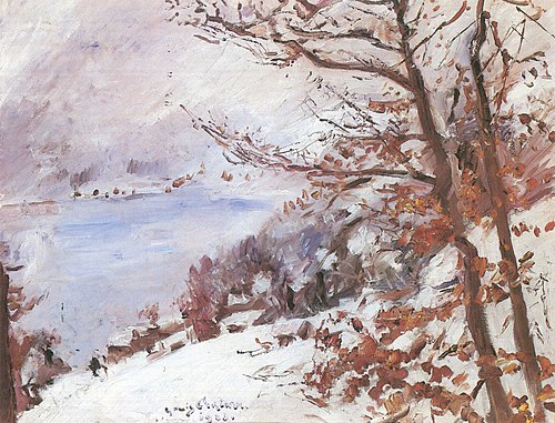Walchensee in Winter, 1923, Lovis Corinth